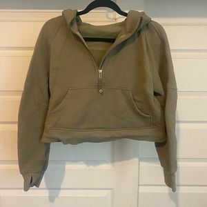 lululemon cropped scuba hoodie